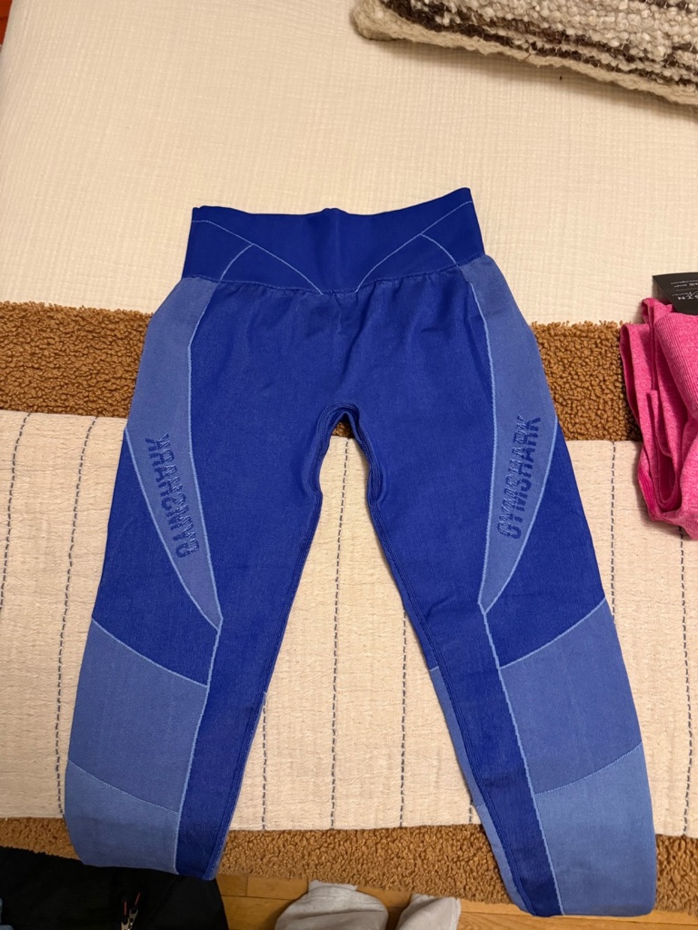 Gymshark Turbo Cobalt Blue Seamless Leggings